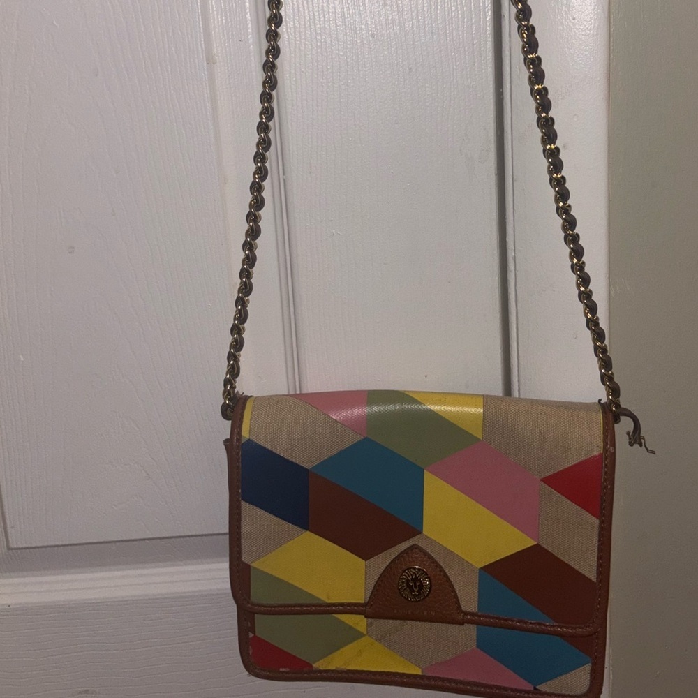 Anne Klein Colorful Geometric Crossbody Bag